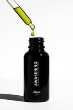 Liquid exfoliating serum texture for smoother-looking skin