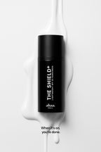 Lightweight sunscreen texture invisible on skin